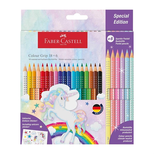 Bojice Faber-Castell Grip Unicorn, 24 komada