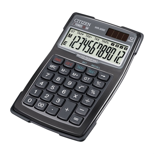 Kalkulator Citizen WR3000, crni