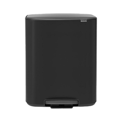 Kanta za smeće Brabantia Bo Pedal Bin, 2 x 30 L, crna