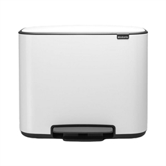 Kanta za smeće Brabantia Bo Pedal Bin, 3 x 11 L, bijela