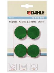 Magneti Dahle, fi-32 mm, 4 komada, zeleni