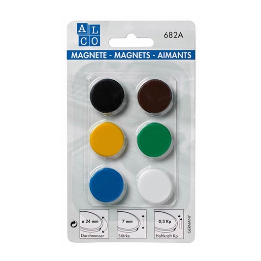 Magneti, fi-24 mm, sortirano