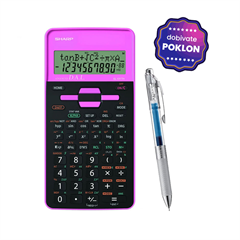 Tehnički kalkulator Sharp EL531THBPK, ružičasti + poklon