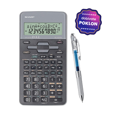 Tehnički kalkulator Sharp EL531THBGY, sivi + poklon