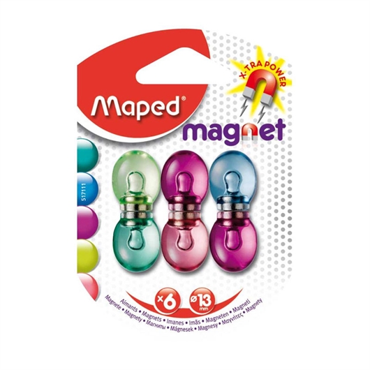 Magneti Maped Fancy, fi-13 mm, 6 komada
