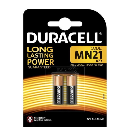 Baterija Duracell MN21 23A 12V, 2 komada