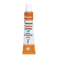 Tempera boja Karbon, u tubi, zlatna, 18 ml