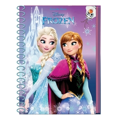 Bilježnica A6 Frozen, spiralna, crte