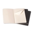 Bilježnica Moleskine Cahier Journals PKT s mekanim koricama, crna - karo, 3 komada