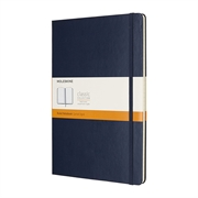 Dnevnik Moleskine XL, tvrde korice, plava - crte