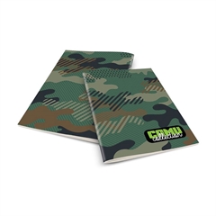 Bilježnica A4 Rucksack Only, Camouflage 2, bez crta, 52 listova