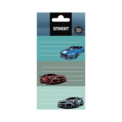 Naljepnice Street Cars, 9 komada