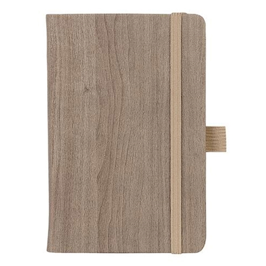 Bilježnica Woody mini, A6, smeđa, 96 listova