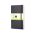 Bilježnica Moleskine PKT s mekanim koricama, crna – bez crta