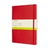 Bilježnica Moleskine XL s mekanim koricama, crvena – bez crta