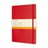 Bilježnica Moleskine XL s mekanim koricama, crvena – crte