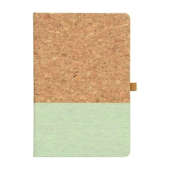Biježnica Cork, A5, 96 listova, pastelno zelena