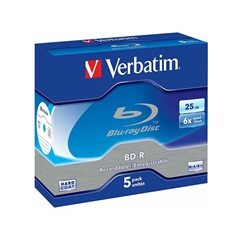 BD-R medij Verbatim Blu-Ray 25 GB, 6x, 5 komada