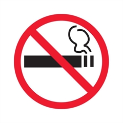 Naljepnica Zabranjeno pušenje