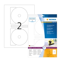 Samoljepljive naljepnice za CD Superprint Herma 8624, (Ø 116 mm), 10/1