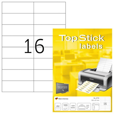 Univerzalne naljepnice Topstick Herma 8712, (105 x 37 mm), 100/1