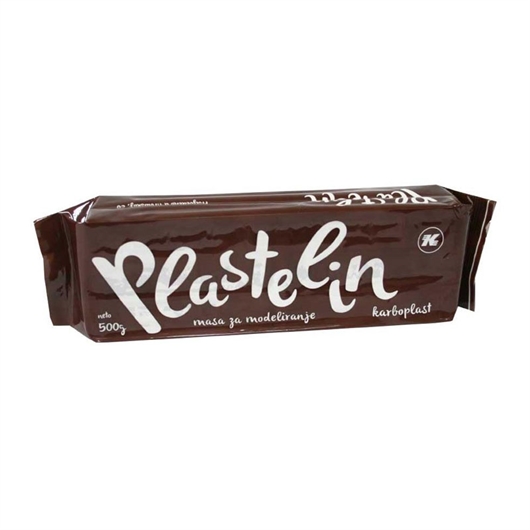 Plastelin Karbon, smeđi, 500 g