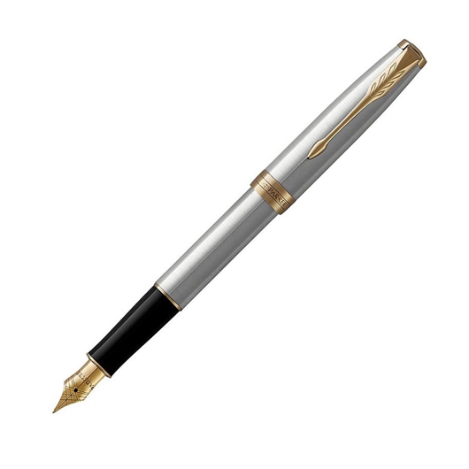 Nalivpero Parker Sonnet Steel, crno