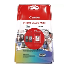 Komplet tinti Canon PG-540L + CL-541XL, original + foto papir