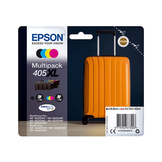 Komplet tinti Epson 405XL (BK/C/M/Y), original