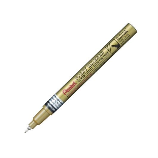 Marker Pentel Paint 1 mm, zlatni