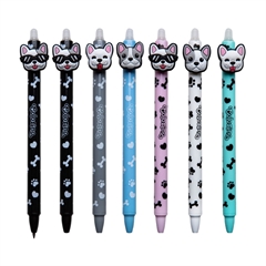 Kemijska olovka Erasable pens Bulldog familly Colorino, sortirano