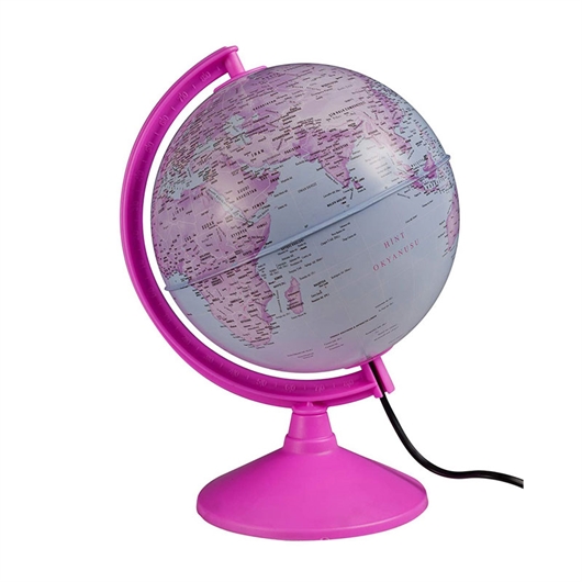 Globus Target Pink, 25 cm, sa svjetlom, hrvatski