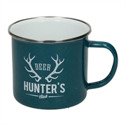 Šalica Deer Hunter’s, emajlirana, zeleno plava
