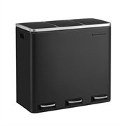 Koš za smeće Songmics, 3 x 18 L, crni