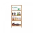 Polica Songmics, 4 dijelna, (130 x 26 x 60 cm), bambus