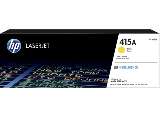 Oštećena ambalaža: toner HP W2032A 415A (žuta), original