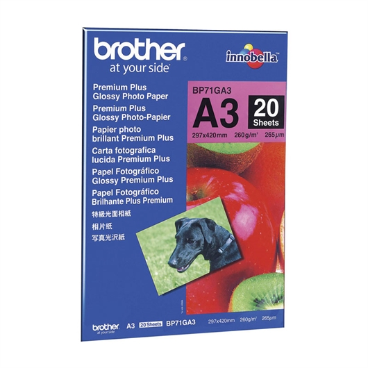 Foto papir Brother BP71GA3, A3, 20 listova, 260 grama