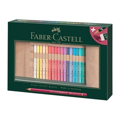 Bojice Faber-Castell Polychromos Roll, 30 komada + gumica i olovke