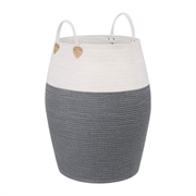 Košara za rublje Songmics, 125 L, bijelo siva