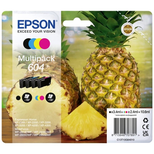 Komplet tinti Epson 604 (C13T10G64010), original