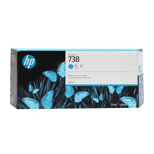 Tinta HP 676M6A nr.738 L (plava), original