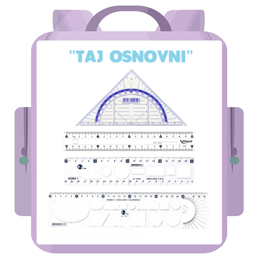 "Taj osnovni" komplet ravnala