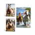 Bilježnica A4 Rucksack Only, Horse, mali karo 5 mm, 52 lista, sortirano