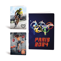 Bilježnica A4 Rucksack Only, Sport Mix, mali karo 5 mm, 52 lista, sortirano