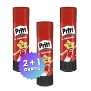 Ljepilo u stiku Pritt, 20 g, 2 + 1 gratis