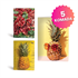 Bilježnica A4 Rucksack Only, Fruits, bez crta, 52 lista, sortirano, 5 komada