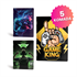 Bilježnica A4 Rucksack Only, Gamer, crte s 9 mm rubom, 52 lista, sortirano, 5 komada