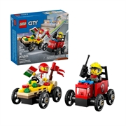 LEGO City: Auto dostavljača pizze vs. vatrogasno vozilo u utrci