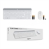Tipkovnica Logitech Slim Wireless Combo MK470 s mišem, bijela, bežična