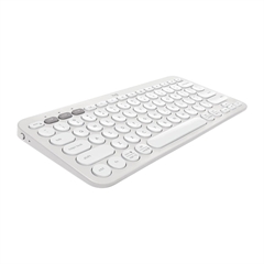 Tipkovnica Logitech Pebble Keys 2 K380s, bežična, bijela